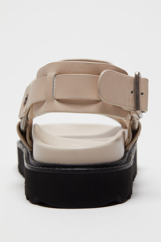 (image for) Refined Leather buckle sandal